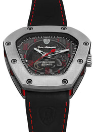 Tonino Lamborghini Watch Spyderleggero Skeleton Titanium Red