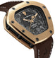Tonino Lamborghini Watch Spyderleggero Skeleton Rose Gold