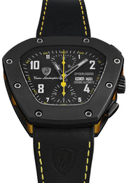 Tonino Lamborghini Watch Spyderleggero Chrono Black Yellow