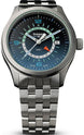 Traser H3 Watch Classic Aurora GMT Blue Bracelet