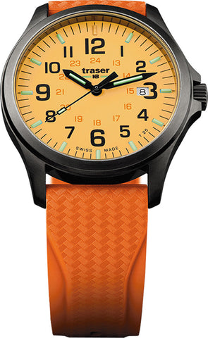 Traser H3 Watches Active Lifestyle P67 Officer Pro GunMetal Orange 107423