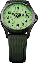 Traser H3 Watches Active Lifestyle P67 Officer Pro GunMetal Lime 107424