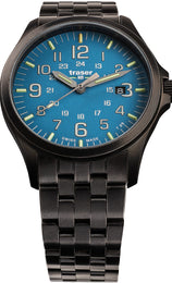 Traser H3 Watches Active Lifestyle P67 Officer Pro GunMetal Sky Blue 108740