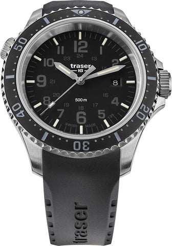 Traser H3 Watch P67 Diver Black Rubber 109377