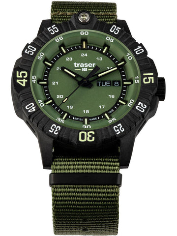 Traser H3 P99 Q Green Nato Watch