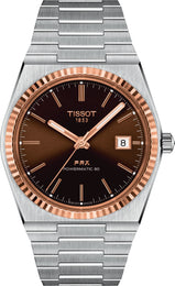 Tissot Watch PRX Powermatic 80 Steel & 18k Gold T9314074129100