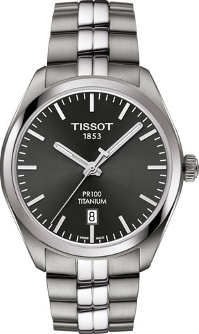 Tissot Watch PR100 Titanium Mens T1014104406100