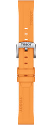 Tissot Strap Silicone Orange 18mm