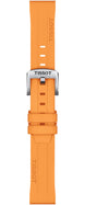 Tissot Strap Silicone Orange 18mm