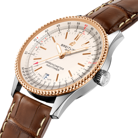 Breitling Watch Navitimer 1 Automatic 38 Croco Tang Type