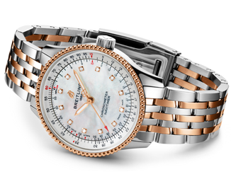 Breitling Watch Navitimer Automatic 35 Mother Of Pearl Diamonds D