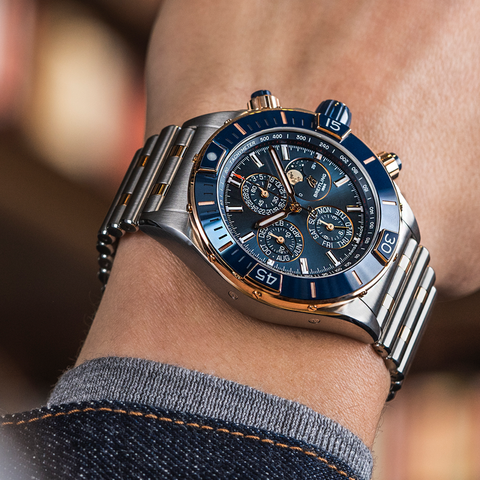 Breitling Super Chronomat Four Year Calendar Steel & Gold Watch