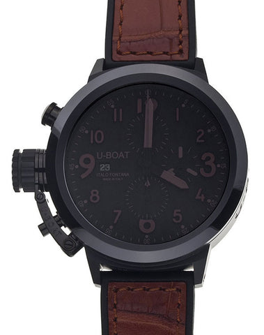 U-Boat Watch Flightdeck 50 Black Ceramic BK-BR S 7094