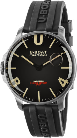 U-Boat Watch Darkmoon Black SS 8463