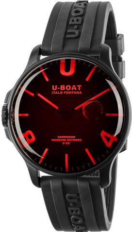 U-Boat Watch Darkmoon Red Glass IPB 8466