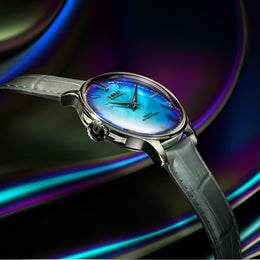 U-Boat Watch Rainbow Blue SS D