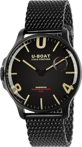 U-Boat Watch Darkmoon Black IPB Bracelet 8464/MT