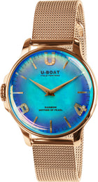 U-Boat Watch Rainbow 38 Blue IPG Bracelet 8475/MT