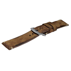 U-Boat Strap 7663 SS 20/20 Aged Leather Light Brown Buckle