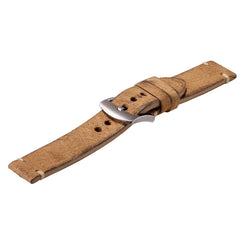 U-Boat Strap 7664 SS 20/20 Aged Leather Gold Buckle
