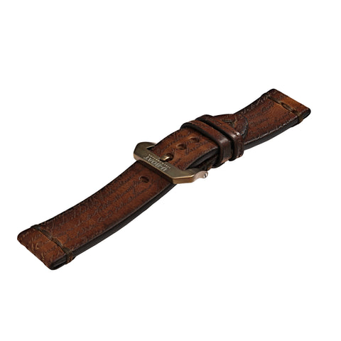 U-Boat Strap 7707 23/22 Ancient Manuscript Leather Brown Buckle