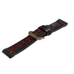 U-Boat Strap 3019 23/22 Ostrich Leather Red Buckle