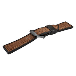 U-Boat Strap 6422 IPB 20/20 Alligator Rubber Matt Gold Buckle