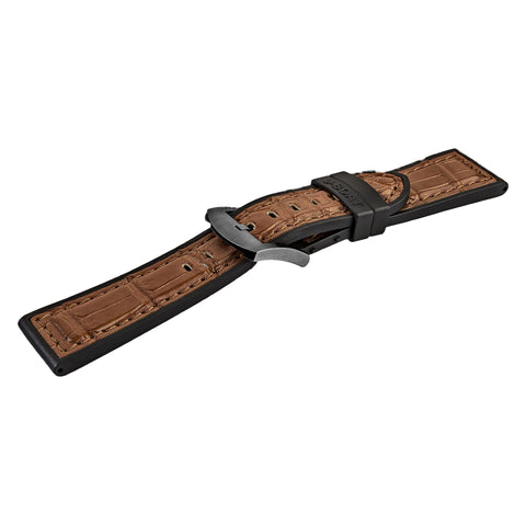 U-Boat Strap 6422 IPB 20/20 Alligator Rubber Matt Gold Buckle