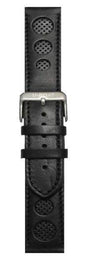 U-Boat 50mm or 55mm Leather Black Steel Regular 