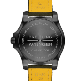 Breitling Watch Avenger Automatic GMT 45 Night Mission Leather Tang Type Limited Edition