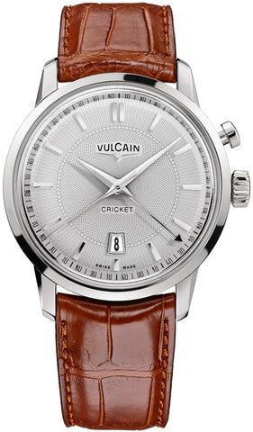 Vulcain Watch 50s Presidents Steel Silver 110151G20.BAL127