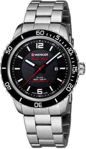 Wenger Watch Roadster Black Night Date 10851122