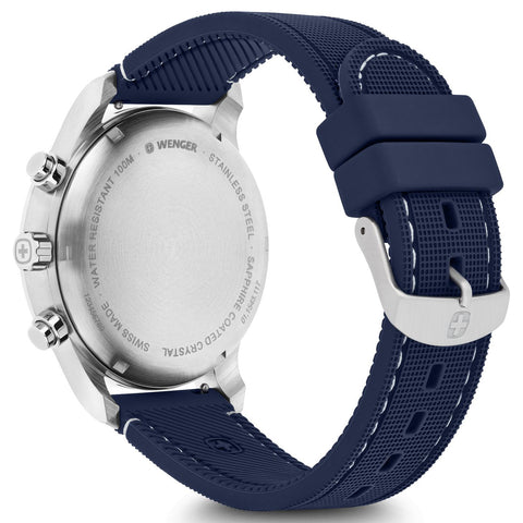Wenger Attitude Chrono Blue Watch