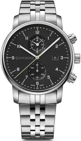 Wenger Watch Urban Classic Chrono Black 01.1743.122