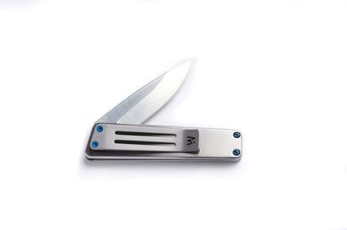 Whitby & Co Knife Mint EDC Stainless Silver PK75/SS_5.