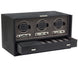Wolf Watch Winder Blake Triple Storage And Travel Case Black Lizard