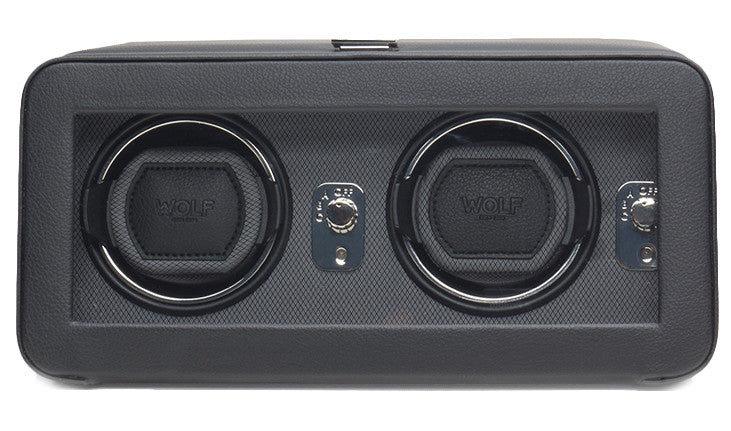 Wolf Windsor Double Winder With Cover Black/Grey
