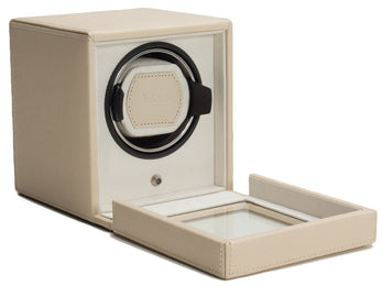 WOLF Watch Winder Cubs Single With Cover Cream