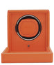 WOLF Watch Winder Cubs Single With Cover Orange