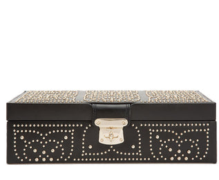 Wolf Marrakesh Flat Jewellery Box Black 308302