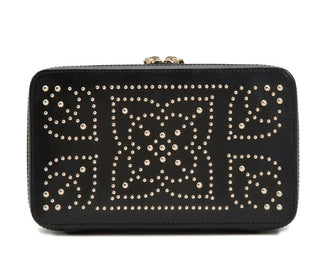 Wolf Marrakesh Zip Jewellery Case Black 308602
