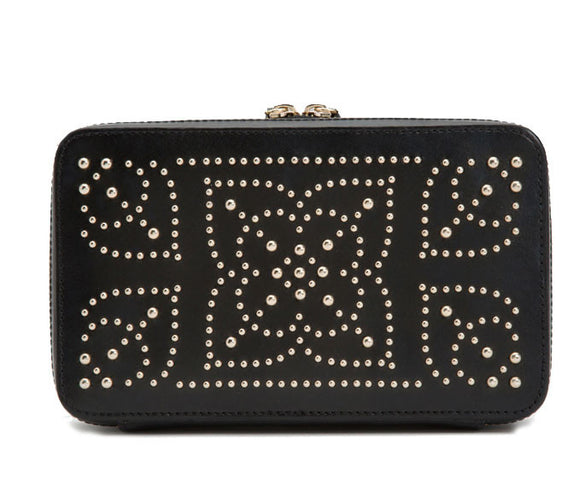 Wolf Marrakesh Zip Jewellery Case Black 308602