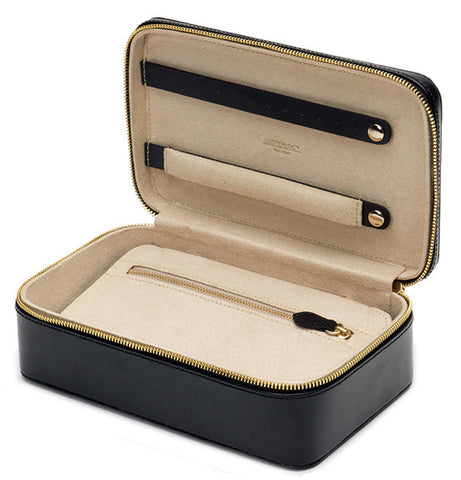 WOLF Jewellery Case Marrakesh Zip Black
