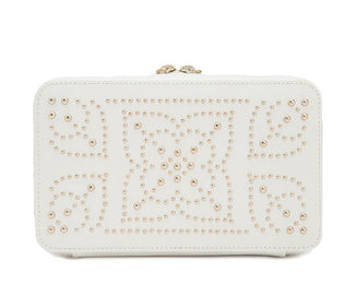 Wolf Marrakesh Zip Jewellery Case Cream 308653