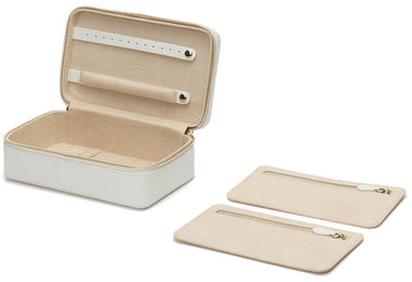 WOLF Jewellery Case Marrakesh Zip Cream