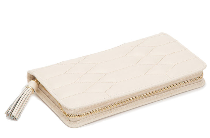 WOLF Jewellery Case Caroline Portfolio Cream