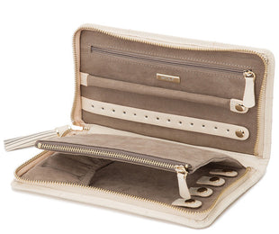 WOLF Jewellery Case Caroline Portfolio Cream