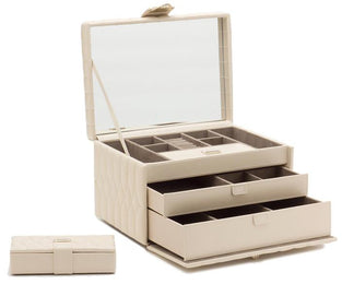 Wolf Jewellery Box Caroline Medium Cream 329753