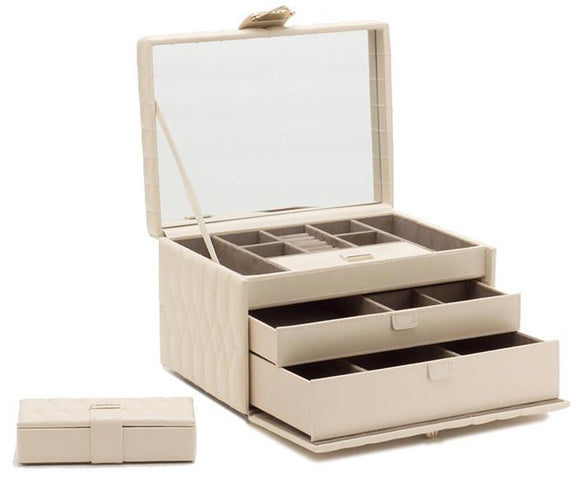 Wolf Jewellery Box Caroline Medium Cream 329753
