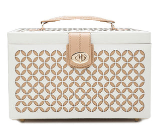 Wolf Chloe Medium Jewellery Box Cream 301053